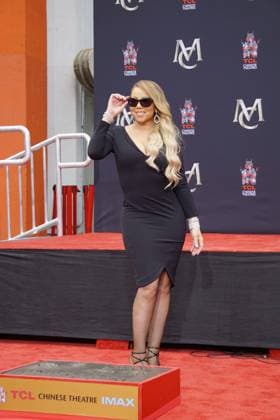 November 1, 2017 - Los Angeles, CA, USA - LOS ANGELES - NOV 1: Mariah Carey at the Mariah Carey Hand and Footprint Ceremony at the TCL Chinese Theater IMAX on November 1, 2017 in Los Angeles, CA Copyright: xKathyxHutchinsx