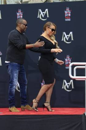 November 1, 2017 - Los Angeles, CA, USA - LOS ANGELES - NOV 1: Mariah Carey, Lee Daniels at the Mariah Carey Hand and Footprint Ceremony at the TCL Chinese Theater IMAX on November 1, 2017 in Los Angeles, CA Copyright: xKathyxHutchinsx