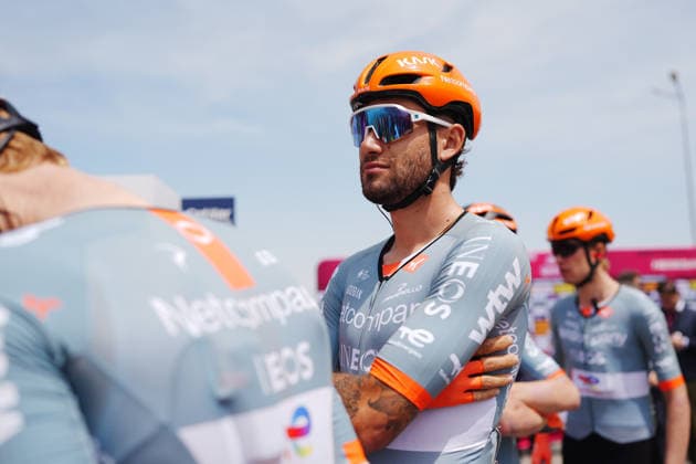 Italy™s Filippo Ganna of Netcompany Ineos during Stage 1 of the Giro d™Italia, from Nessebar to Burgas, Bulgaria, Friday, May 8, 2026.  Copyright: xMassimoxPaolone LaPressex