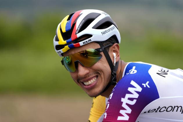 Colombia™s Egan Arley Bernal Gomez of Netcompany Ineos during Stage 2 of the Giro d™Italia, from Burgas to Veliko Tarnovo, Bulgaria, Saturday, May 9, 2026.  Copyright: xFabioxFerrari LaPressex