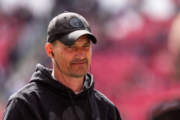 GER, Bundesliga, RB Leipzig - FC St. Pauli. 09.05.2026, Red Bull Arena, Leipzig, GER, Bundesliga, RB Leipzig - FC St. Pauli. Alexander Blessin (Coach FC St. Pauli) Â
