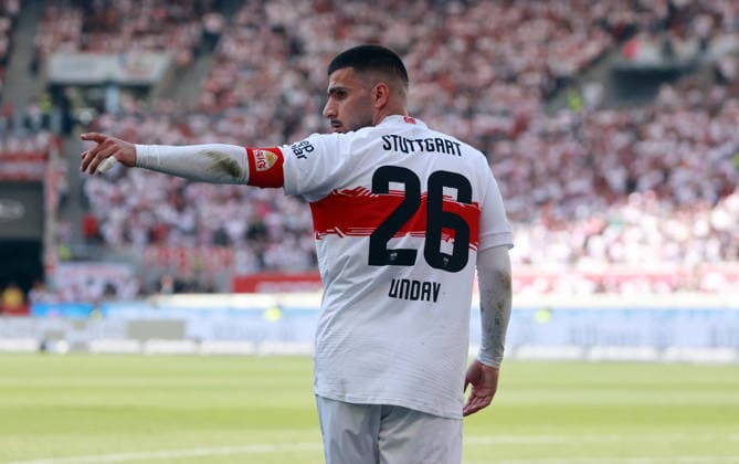 09.05.26 VfB Stuttgart - Bayer 04 Leverkusen Deutschland, Stuttgart, 09.05.2026, Fussball, Bundesliga, Saison 2025 2026, VfB Stuttgart - Bayer 04 Leverkusen: Deniz Undav (VfB Stuttgart).