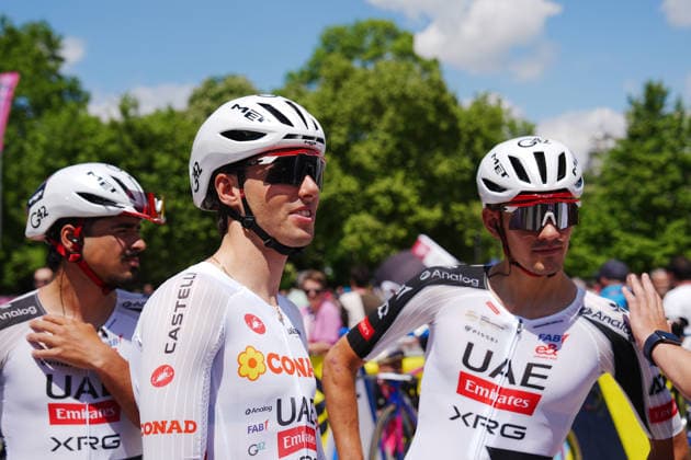 Switzerland™s Jan Christen of UAE Team Emirates XRG White Jersey during Stage 3 of the Giro d™Italia, from Plovdiv to Sofia, Bulgaria, Sunday, May 10, 2026.  Copyright: xMassimoxPaolone LaPressex