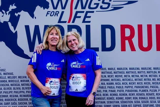 BREDA - Runners, athletes, wheelchair participants, and complete beginners all race against the Catcher Car at their own pace in the Wings for Life World Run Breda. (Photo by DeFodi Images) -
