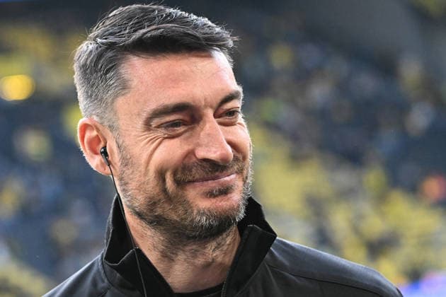 08.05.2026, xjhx, Fussball 1.Bundesliga, Borussia Dortmund - Eintracht Frankfurt v.l. Trainer Albert Riera (Eintracht Frankfurt) (DFL DFB REGULATIONS PROHIBIT ANY USE OF PHOTOGRAPHS as IMAGE SEQUENCES and or QUASI-VIDEO) Dortmund