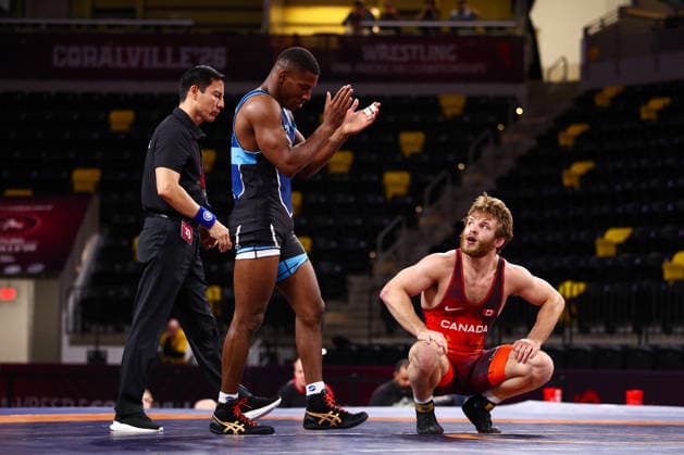 Senior Pan-American Championships 74kg FS - Geannis Garzon Tamayo (CUB) df. Adam Skene Thomson (CAN)
