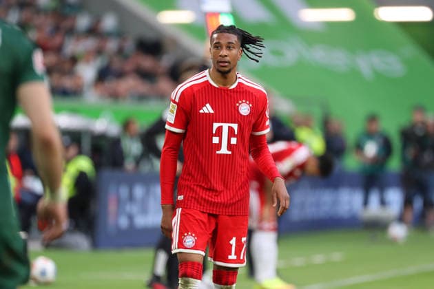 VfL vs. Bayern, 1. BL Wolfsburg, 09.05.2026, Fußball, Herren, Saison 2025 2026, 1. BL, VfL Wolfsburg vs. FC Bayern München: Michael Olise (FC Bayern München) (DFL DFB REGULATIONS PROHIBIT ANY USE OF PHOTOGRAPHS as IMAGE SEQUENCES and or QUASI-VIDEO) Volkswagen Arena Niedersachsen Deutschland