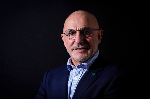 May 12, 2026, Madrid, Madrid, Spain: Luis de la Fuente, head coach of Spain, poses for portrait during the Desayunos Deportivos Europa Press with Luis de la Fuente at Camilo Jose Cela University on May 12, 2026 in Madrid, Spain. Desayunos Deportivos Europa Press - Luis De La Fuente Portraits  - ZUMAa181 20260512_zaa_a181_017 Copyright: xOscarxJ.xBarrosox
