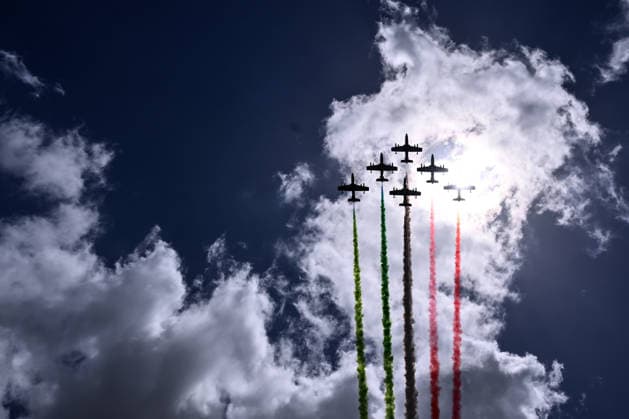 Dc Roma 12 05 2026 - Internazionali BNL d™Italia foto Domenico Cippitelli Image nella foto: Frecce Tricolori 
