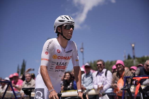 Switzerland™s Jan Christen of UAE Team Emirates XRG during Stage 4 of the Giro d™Italia, from Catanzaro to Cosenza, Italy, Tuesday, May 12, 2026.  Copyright: xMarcoxAlpozzi LaPressex