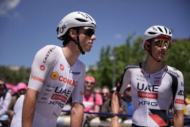 Switzerland™s Jan Christen of UAE Team Emirates XRG during Stage 4 of the Giro d™Italia, from Catanzaro to Cosenza, Italy, Tuesday, May 12, 2026.  Copyright: xMarcoxAlpozzi LaPressex