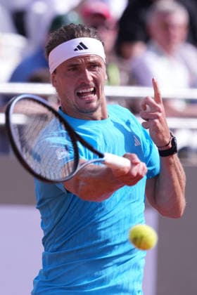 Alexander Zverev during the match between Luciano Darderi (ITA) vs Alexander Zverev (GER) at the Italian Open in Rome, Tuesday, May 12, 2026. (Alfredo Falcone LaPresse)  Copyright: xAlfredoxFalcone LaPressex