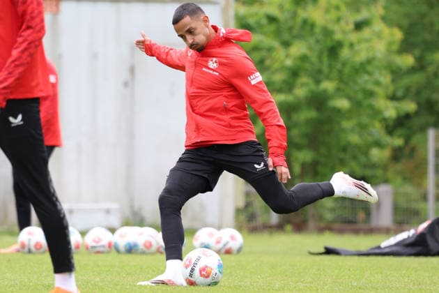 12.05.2026, xrekx, Fussball 2. Bundesliga, 1.FC Kaiserslautern - Training v.l. Kenny-Prince Redondo (1.FC Kaiserslautern) (DFL DFB REGULATIONS PROHIBIT ANY USE OF PHOTOGRAPHS as IMAGE SEQUENCES and or QUASI-VIDEO) Kaiserslautern