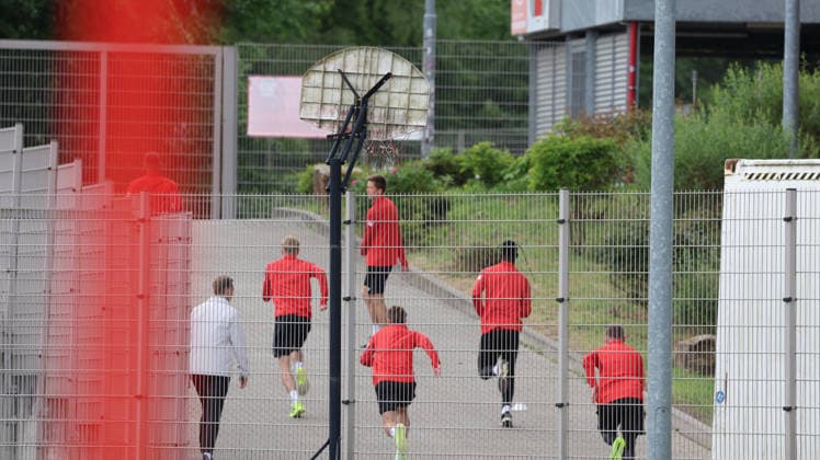 12.05.2026, xrekx, Fussball 2. Bundesliga, 1.FC Kaiserslautern - Training v.l. (DFL DFB REGULATIONS PROHIBIT ANY USE OF PHOTOGRAPHS as IMAGE SEQUENCES and or QUASI-VIDEO) Kaiserslautern