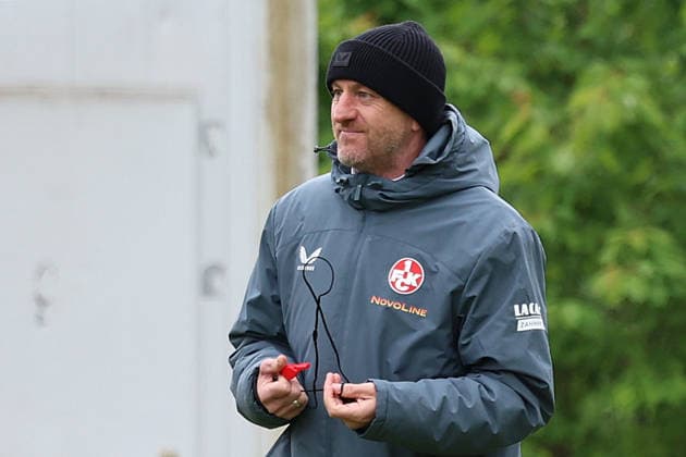 12.05.2026, xrekx, Fussball 2.Bundesliga, 1.FC Kaiserslautern - Training v.l. Torsten Lieberknecht Trainer (1.FC Kaiserslautern) (DFL DFB REGULATIONS PROHIBIT ANY USE OF PHOTOGRAPHS as IMAGE SEQUENCES and or QUASI-VIDEO) Kaiserslautern
