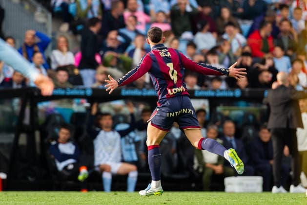 RECORD DATE NOT STATED ESP: LaLiga EA Sports Celta de Vigo v Levante UD Adrian de la Fuente scores goal to Levante during LaLiga EA Sports, between Celta Vigo v Levante UD played at Abanca Balaidos stadium in Vigo, Pontevedra on May 12th, 2026 in Spain; Spain Futbol Copyright: xAgenciaxLOFx