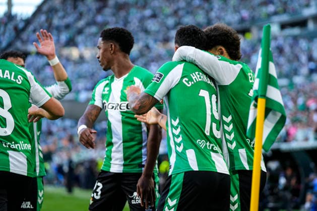 May 12, 2026, Sevilla, Sevilla, SPAIN: Cucho Hernandez of Real Betis celebrates a goal during the Spanish league, LaLiga EA Sports, football match played between Real Betis and Elche CF at La Cartuja stadium on May 12, 2026, in Sevilla, Spain. Real Betis V Elche CF - LaLiga EA Sports  - ZUMAa181 20260512_zaa_a181_092 Copyright: xJoaquinxCorcherox