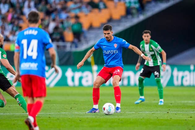 May 12, 2026, Sevilla, Sevilla, SPAIN: Andre Silva of Elche CF in action during the Spanish league, LaLiga EA Sports, football match played between Real Betis and Elche CF at La Cartuja stadium on May 12, 2026, in Sevilla, Spain. Sevilla SPAIN - ZUMAa181 20260512_zaa_a181_119 Copyright: xJoaquinxCorcherox
