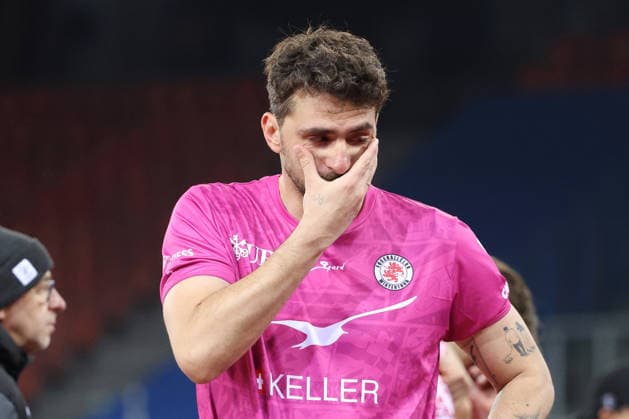 Grasshopper - FC Winterthur Torwart Stefanos Kapino (FCW) 12.05.2026 Stadion Letzigrund Zuerich , SCHWEIZ, Saison 2025 2026 Herren Fussball Super League Grasshopper Club Zuerich - FC Winterthur Torwart Stefanos Kapino (FCW)
