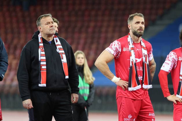Grasshopper - FC Winterthur Trainer Patrick Rahmen - Roman Buess (FCW) 12.05.2026 Stadion Letzigrund Zuerich , SCHWEIZ, Saison 2025 2026 Herren Fussball Super League Grasshopper Club Zuerich - FC Winterthur Trainer Patrick Rahmen - Roman Buess (FCW)