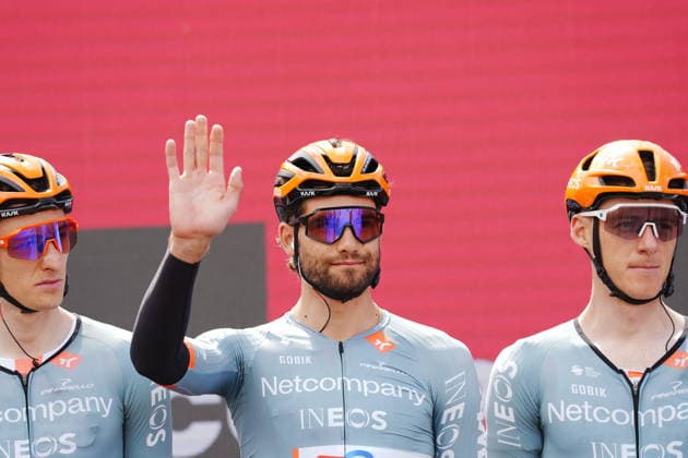 Italy™s Filippo Ganna of Netcompany Ineos during Stage 5 of the Giro d™Italia, from Praia a Mare to Potenza, Italy, Wednesday, May 13, 2026.  Copyright: xMassimoxPaolone LaPressex