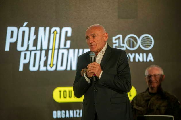 ZIELONA GORA 13.05.2026 KOLARSTWO SZOSOWE KONFERENCJA PRASOWA 83. TOUR DE POLOGNE -- press conference, PK, Pressekonferenz OF THE 83. TOUR DE POLOGNE CYCLING RACE NZ CZESLAW LANG FOT. TOMASZ BROWARCZYK 400mm.pl NEWSPIX.PL --- newspix.pl 