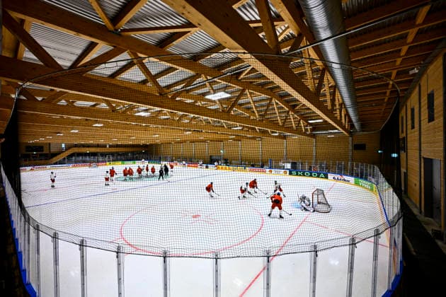 Czech national Ice hockey, Eishockey team training session at the 2026 IIHF Ice Hockey World Championship, WM, Weltmeisterschaft in Fribourg, Switzerland, on May 13, 2026. (CTKxPhoto RadekxPetrasek) CTKPhotoP2026051304316  CTKPhotoP2026051304316
