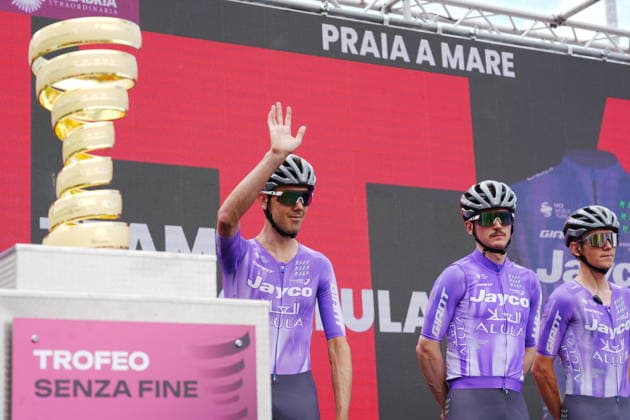 Germany™s Pascal Ackermann of Team Jayco Alula during Stage 5 of the Giro d™Italia, from Praia a Mare to Potenza, Italy, Wednesday, May 13, 2026.  Copyright: xMassimoxPaolone LaPressex