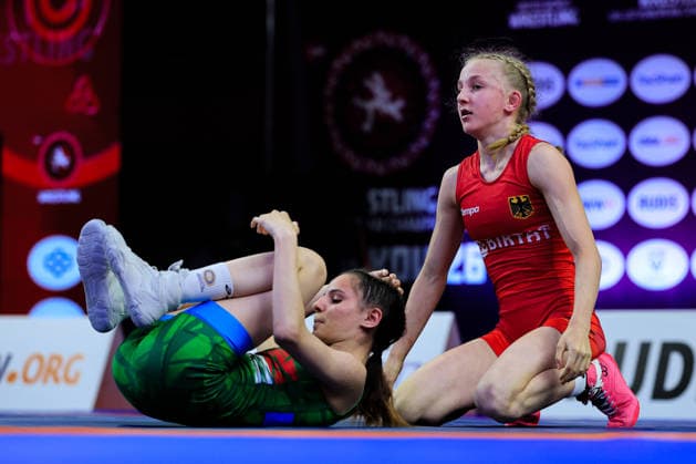 U17, U 17 Wrestling European Championships 43kg WW - Finja Viviane Strauch (GER) df. Dorina Bager (HUN)