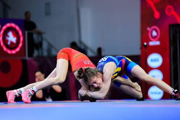 U17, U 17 Wrestling European Championships 43kg WW - Valia Georgiana Harsan (ROU) df. Finja Viviane Strauch (GER)
