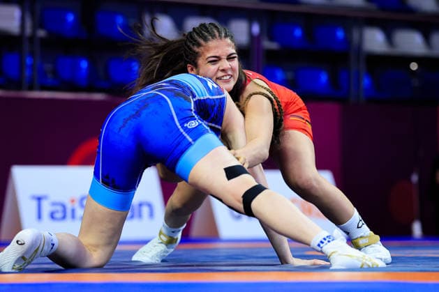 U17, U 17 Wrestling European Championships 49kg WW - Madina Bayramova (GER) df. Emine Beyza Bariskan (TUR)