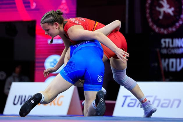 U17, U 17 Wrestling European Championships 57kg WW - Ana Rachiteanu (MDA) df. Leni Heinicke (GER)