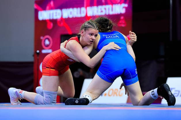 U17, U 17 Wrestling European Championships 57kg WW - Ana Rachiteanu (MDA) df. Leni Heinicke (GER)