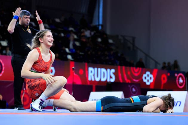 U17, U 17 Wrestling European Championships 73kg WW - Bianka Barany Almasi (HUN) df. Lyra Lederer (GER)
