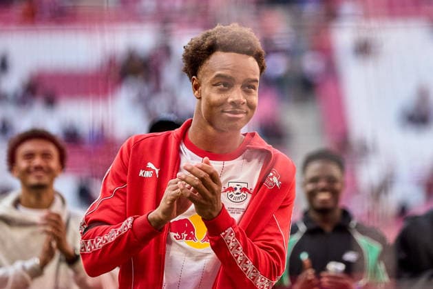 09.05.2026, Fußball, Männer, Bundesliga, 2025 2026, RB Leipzig - FC St. Pauli Assan Ouedraogo (20, RB Leipzig), Portrait, nach Abpfiff Leipzig Red Bull Arena Sachsen Deutschland