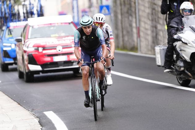 Portugal™s Afonso Oliveira Eulalio of Bahrain Victorious during Stage 5 of the Giro d™Italia, from Praia a Mare to Potenza, Italy, Wednesday, May 13, 2026.  Copyright: xFabioxFerrari LaPressex