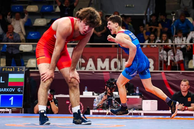 U17, U 17 Wrestling European Championships 60kg GR - Georgi Petrov Markov (BUL) df. Christiano Liebzeit (GER)