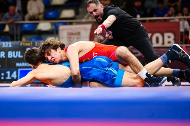 U17, U 17 Wrestling European Championships 60kg GR - Georgi Petrov Markov (BUL) df. Christiano Liebzeit (GER)
