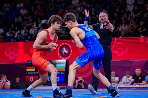 U17, U 17 Wrestling European Championships 60kg GR - Georgi Petrov Markov (BUL) df. Christiano Liebzeit (GER)