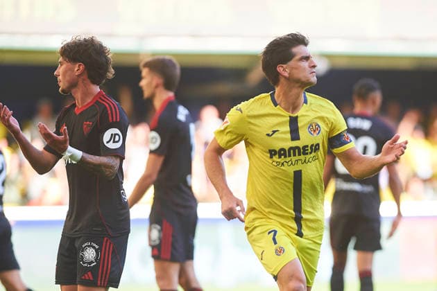 Gerard Moreno (Villarreal CF) celebrates after scoring his team˜s first goal during the LaLiga EA Sports match between Villarreal CF and Sevilla FC at Estadio de la Ceramica on May 13, 2026 in Villarreal, Spain. (Photo by Maria Jose Segovia DeFodi Images) -