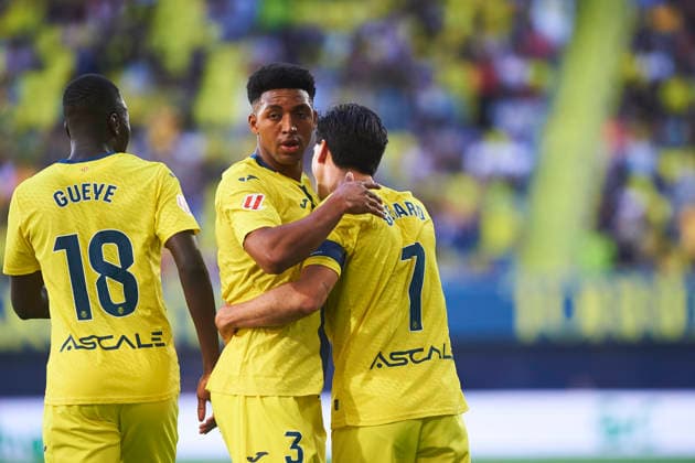 Gerard Moreno (Villarreal CF) celebrates after scoring his team˜s first goal during the LaLiga EA Sports match between Villarreal CF and Sevilla FC at Estadio de la Ceramica on May 13, 2026 in Villarreal, Spain. (Photo by Maria Jose Segovia DeFodi Images) -