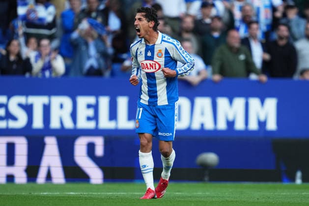 Pere Milla of RCD Espanyol celebrates after scoring the 1-0 Copyright: xx PS_260513_ESP_ATH_2526_503