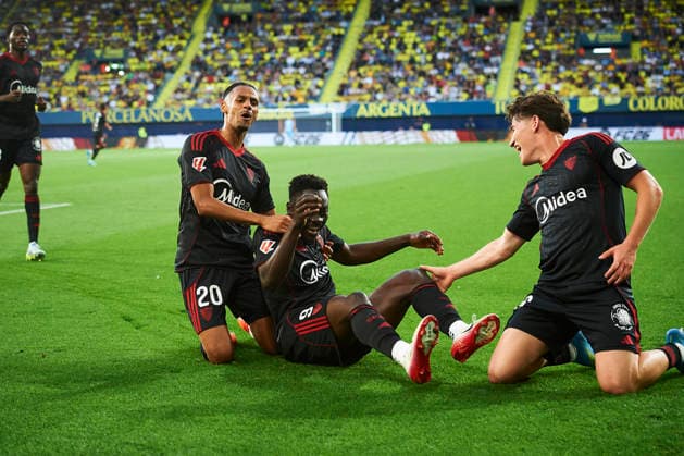 Akor Adams (Sevilla FC) during the LaLiga EA Sports match between Villarreal CF and Sevilla FC at Estadio de la Ceramica on May 13, 2026 in Villarreal, Spain. (Photo by Maria Jose Segovia DeFodi Images) -