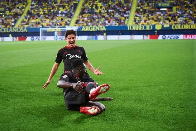 Akor Adams (Sevilla FC) during the LaLiga EA Sports match between Villarreal CF and Sevilla FC at Estadio de la Ceramica on May 13, 2026 in Villarreal, Spain. (Photo by Maria Jose Segovia DeFodi Images) -
