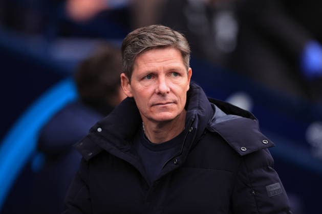 Football - Premier League - Manchester City v Crystal Palace 13th May 2026 - Premier League - Manchester City v Crystal Palace - Crystal Palace manager Oliver Glasner - Photo: Simon Stacpoole Offside. Manchester UK Copyright: xSimonxStacpoolexOffside