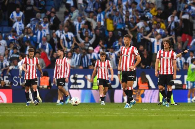 ESP: LaLiga EA Sports RCD Espanyol v Athletic Club Gorka Guruzeta of Athletic waiting for shoot during LaLiga EA Sports, between RCD Espanyol v Athletic Club played at RCDE Stadium in Llobregat, Barcelona on May 13th, 2026 in Spain; Spain Futbol Copyright: xPacoxLargox xAgenciaxLOFx