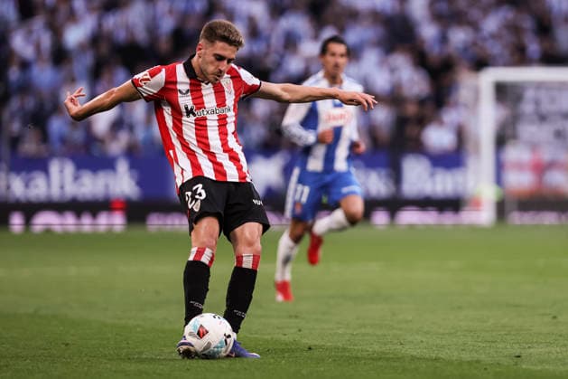 May 13, 2026, Cornella, Barcelona, SPAIN: Robert Navarro of Athletic Club in action during the Spanish league, LaLiga EA Sports, football match played between RCD Espanyol and Athletic Club at RCDE Stadium on May 13, 2026 in Cornella, Spain. Cornella SPAIN - ZUMAa181 20260513_zaa_a181_141 Copyright: xJavierxBorregox