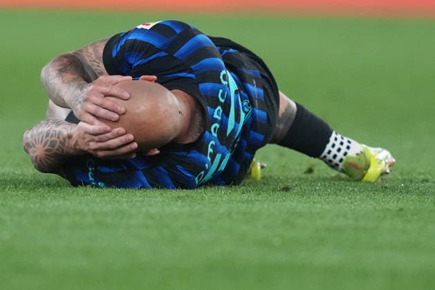 Inter Milan™s Federico Dimarco during the Frecciarossa Italian Cup 2025 2026 final soccer match between Lazio and Inter Milan at the Stadio Olimpico in Rome, Italy - May 13, 2026 - Soccer  Copyright: xAlfredoxFalcone LaPressex