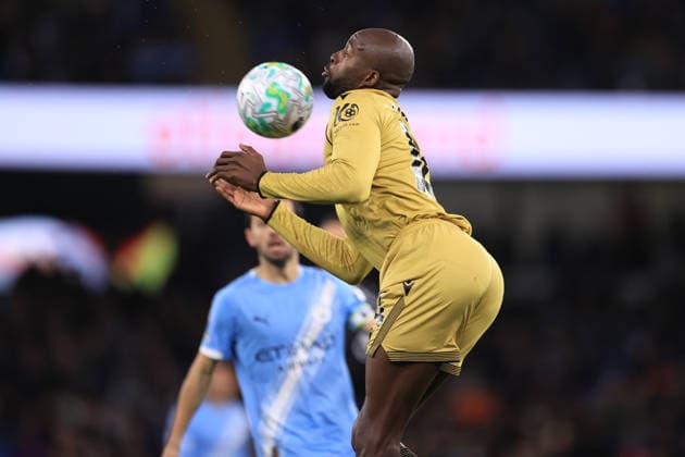 Football - Premier League - Manchester City v Crystal Palace 13th May 2026 - Premier League - Manchester City v Crystal Palace - Jean-Philippe Mateta of Crystal Palace - Photo: Simon Stacpoole Offside. Manchester UK Copyright: xSimonxStacpoolexOffside