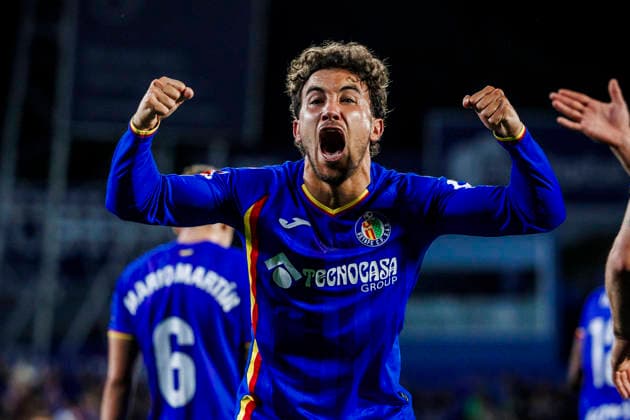 Getafe CF vs RCD Mallorca - LaLiga EA Sports - 13 05 2026 Luis Milla of Getafe CF celebrating during the LaLiga EA Sports match between Getafe CF and RCD Mallorca at Coliseum Alfonso Perez Stadium on May 13, 2026 in Madrid, Spain. Madrid Spain Copyright: xMarinaxFrutos PGSxPhotoxAgencyx